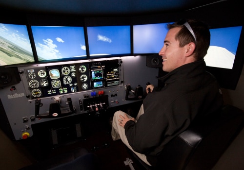 What type of flight simulator is used for private pilot training?